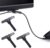 TALONGAMES Mini Bungee PC Gaming Mouse Cable Cord Management System,Super Compact Size,Get More Space,Micro Mouse Bungee Cable Holder Fixer for Esports/Office/Home (3 Bungees Pack)