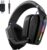 Black Shark Wireless Gaming Headset, Bluetooth 6.0 Gaming Headphones with USB and Type-c Connector, 7.1 Surround Sound for PC, PS5, PS4, Noise Canceling Microphone & 40H Battery, Goblin X8 (Black)