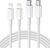 USB C to Lightning Cable 3FT 2Pack [Apple MFi Certified], Power Delivery iPhone Cables Type C iPhone Charger Cord Fast Charging Compatible iPhone 14 13 12 11 Pro Max X XS XR 8 7 6s Plus SE