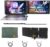 2025 Upgraded 14″ Laptop Screen Extender, Ultra-Thin 1080P Laptop Monitor Extender, Ultra-Light Dual Screen Portable Monitor for 13-17.3″ Laptops, Compatible with Windows/Mac/Linux/Chrome/Android/iOS