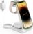 Wireless Charging Station for Apple – 3 in 1 Wireless Charger Stand Dock Watch and Phone Charger Station for Apple Watch 11/8/7/SE/6/5/4/3/2, iPhone 17 16-12 Pro Max SE XS X, Samsung, AirPods Pro/3/2