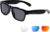 OhO Smart Glasses,Polarized Sunglasses with Bluetooth Speaker,Athletic/Outdoor UV Protection and Voice Control,Unisex(Grey Lens)