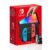 Nintendo Switch (OLED model) with Neon Blue and Neon Red Joy-Con and Extra 32GB Micro SD Card – Global Version