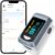 Pulse Oximeter HealthTree Oxygen Monitor Fingertip, Bluetooth Pulse Ox with Free APP, O2 Pulse Oximeter Finger and Heart Rate Monitor, 2 X AAA Batteries, Lanyard