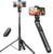 Sensyne 72″ Extendable Tripod for iPhone & Selfie Stick with Detachable Phone Holder & Wireless Remote, Compatible with All Cell Phones, Black