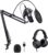 MAONO Microphone with Studio Headphone Set 192kHz/24bit Vocal Condenser Cardioid Podcast Mic Compatible with Mac and Windows, YouTube, Gaming, Live Streaming, Voice-Over (AU-A04H)