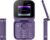 I16 Pro Mini Flip Phone, 1.77 Inch HD Display, Dual SIM 2G GSM, Foldable Design with Big Buttons, FM Radio, 32MB RAM, Multiple Colors Available, for Seniors (Purple)