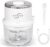 Electric Garlic Chopper, 350ML Glass Bowl Mini Food Processor, Portable Veggie Chopper Onion Garlic Grinder, Wireless Blender for Ginger, Chili, Fruit, Meat, etc