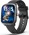 Kids Smart Watch for Boys Girls, Fitness Tracker with Heart Rate Sleep Monitor, 1.83″ Touchscreen with 12 Puzzle Games, Waterproof Activity Tracker Pedometer for Android iPhone (Black)