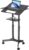 BONTEC Lecterns & Podiums Portable Mobile Standing Laptop Desk, Height Adjustable, Sit Stand, Home Office Classroom Pulpit Stand Up Desk Workstation, Rolling Table Laptop Cart with Storage Tray
