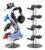Kytok Controller Stand 4 Tiers with Cable Organizer for Desk, Universal Headphone Stand Compatible with Xbox PS5 PS4 Console Nintendo Switch, Headset Holder & Desk Mounts for 8 Packs Controller