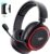 Wireless Gaming Headset, 7.1 Surround Sound, 2.4Ghz USB Gaming Headphones Bluetooth 5.4, 100-Hr Noise Canceling Mic RGB Light, Wireless Headset for PC PS5 PS4 Mac Switch, ONLY Wired Mode Suit for Xbox