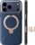 TORRAS Q3 VegSkin for iPhone 17 Pro Max Case Leather, 360 Spin Magnetic Stand, Fit for MagSafe, Camera Control, Shockproof Premium Organic Silicone Leather Phone Case for iPhone 17 Pro Max, Deep Blue