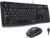 Logitech MK120 Wired Keyboard and Mouse Combo for Windows, Optical Wired Mouse, Full-Size, USB, Compatible with PC, Laptop – Black