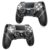 Matbip 2 Pack wireless controller for P4, wireless controller for p4/pro/slim/pc, with Non-Slip Grip, dual vibration, Turbo, type-c port (Midnight Black * 2)