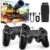 Retro Gaming Console, Retro Game Console, Wireless Retro Game Console, Plug & Play Video TV with 25000+ Built-in Games, 4K HDMI Output, and 2.4GHz Wireless Controller, 9 Classic Emulators, Black
