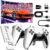 2025 New Wireless Retro Game Console, Game Stick Built-in 20,000+ Games & 23 Emulators, Retro Gaming Console with 4K Hdmi Output, Dual 2.4GHz Wireless Controllers, Plug and Play Video Games for TV