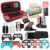Switch OLED Accessories – Family Bundle Accessories for Nintendo Switch OLED, Carry Case& Screen Protector,4 Pack Joy Con Grips and Steering Wheels, Case Cover,Stand Mount,Joy Con Charger and More