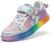 DREAM PAIRS Girls Shoes Toddler Sneakers Rainbow Storybook Casual School Walking Footwear for Toddler/Little Kids