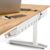 PAMO Cable Management Under Desk for Easy mounting Under-Table I Set of 2 – with 10X Cable Ties I Desk Organizer for Office/Home Office Table Thoughtful Cable Tray Holder