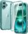 Diaclara Designed for iPhone 16 Case, Full Body Rugged Case with Built-in Touch Sensitive Anti-Scratch Screen Protector, Upgraded [Full Camera Protection] for iPhone 16 6.1″ (Teal)
