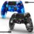 2 Pack Wireless Controller for PS4, Controller for Sony PlayStation 4, Double Shock 6-Axis Motion Sensor, Sensitive Touch Pad, Built-in Speaker & 3.5mm Headset Jack, Compatible with PS4/Pro/Slim