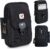 Large Multi-Purpose Nylon Cell Phone Belt Holster for iPhone 17 Pro Max Case 16 Pro Max Galaxy S25 Ultra A15 5G Universal Dual Smartphone Pouch with Belt Loop Clip for Men for 2 Mobile Phones