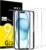 NEW’C 3 Pack Designed for iPhone 16, iPhone 15 Screen Protector (6.1 inches),Enhanced Tempered Glass Protection with easy installation tool included,Ultra Resistant