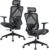 Ergonomic Office Chair Home Office Chair with Adjustable Lumbar Support, Headrest and Armrests, Comfortable Computer Chair for Long Hours Sitting,Gaming,Mesh Chair for Home (Black/Black)