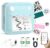 Label Maker Machine – Portable Bluetooth Mini Label Printer – Smartphone Handheld Thermal Sticker Small Labeler Multiple Templates Font Icon Inkless Custom Label for Home Kids School Items