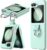 JETech Case for Samsung Galaxy Z Flip 5 2023 with Ring, Hard PC Slim Shockproof Anti-Scratch Protective Phone Cover (Mint Green)