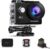 Apexcam Action Camera 4K Sports Cameras 20MP 40M WiFi Waterproof Underwater Camera with 2.4G Remote Control 2 Batteries 2.0” LCD Ultra HD Cameras with Mounting Accessories Kit