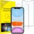 JETech Screen Protector for iPhone 11 and iPhone XR 6.1-Inch, Tempered Glass Film, 2-Pack