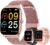 Smart Watch for Women Fitness Tracker: Rose Gold Bluetooth Make Answer Call Digital Mens watches Waterproof Run Smartwatch Android Phone iPhone Samsung Compatible Sleep Heart Rate Monitor Pedometer