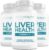 PUREHEALTH RESEARCH Liver Health Detox and Cleanse Supplement – Herbal Blend for Women & Men with Artichoke Extract, Milk Thistle and Dandelion – Liver Support Supplement – 180 Capsules