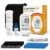 CareSens N Feliz Blood Glucose Monitoring Kit with 100 Blood Sugar Test Strips, 100 Lancets, 1 Blood Glucose Meter, 1 Lancing Device, 1 Control Solution, Travel Case for Diabetes Testing Kit for Personal Use