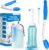 Foldable Toilet Aids Set for Wiping – 2PCS Personal Hygiene Kit with Collapsible Butt Wiper Tool & Dual-Nozzle Peri Bottle , Wiping Aid for Post-Surgery Recovery, Elderly and Travel Use (Blue, Ultra)