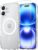 Temdan for iPhone 16 Case Clear, Compatible with Magsafe, Anti-Yellowing, Military-Grade Protection, Shockproof Slim Magnetic Phone Case Cover, Transparent