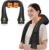 Cordless Shiatsu Neck and Shoulder Massager, Back Massager with Heat,Massage Deeper Tissue 4D Kneading Massage for Shoulder, Neck and Back, Use at Home, Office, Car – Gifts for Fathers Day Dad Gift