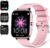 Smartwatch for Women – Call, Fitness Tracker, Heart Rate & Sleep Monitor, 1.69″ Touch Screen, Waterproof – For Android & iPhone, Pink
