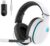 Gtheos 2.4GHz Wireless Gaming Headset for PS5, PS4 Fortnite & Call of Duty/FPS Gamers, PC, Nintendo Switch, Bluetooth 5.3 Gaming Headphones with Noise Canceling Mic, Stereo Sound, 40+Hr Battery -White