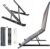 EJAY Laptop Stand for Desk, Aluminum Adjustable Laptop Riser & Ventilated Holder, Foldable Portable Computer Stand for 10-15.6 inch Laptops (Black)