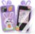 Luyiilo Kids Smart Phone Toys for Girls,Easter Gift for Kids Toys for 3-9 Girls Mini Smart Phone Toys with 2.8″ Touchscreen 16 Learning Games Dual Camera Music Player, 8G SD Card