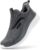 FitVille Men’s Extra Wide Slip on Walking Shoes with Arch Support Men Slip on Sneakers for Foot Pain Relief-Stepease V2
