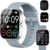 Smart Watch (Answer/Make Call), 2025 HD 1.91″ Smartwatch for Men Women, 112+ Sports Modes Fitness Activity Tracker, Calories/Heart Rate/Sleep Monitor, IP68 Waterproof Step Counter for Android iOS