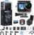 AKASO Brave 7 LE 4K30fps Action Camera with 64GB MicroSDXC U3 Memory Card Accessories Kit Bundle Ultra HD 131FT Waterproof Camera EIS 2.0 WiFi Remote Control Zoom Underwater Camera