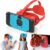 Upgraded VR Headset for Switch 2 (2025), Switch 2 VR Virtual Boy Glasses with Adjustable HD Lenses and Comfortable Head Straps with Widen Padded, Labo VR Kit 3D Goggles for Switch 2 Accessories, Orange & Blue
