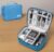 Electronics Organizer, Waterproof Portable Digital Storage Bag, Travel Cable Organizer Case-Blue