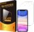3 Pack Screen Protector for iPhone 11/XR 6.1 Inch, 9H Hardness Shock Resistant Tempered Glass HD Ultra Clear