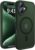 Magnetic for iPhone 16 Case,[Compatible with MagSafe][Military Grade Drop Protection] Anti-Fingerprint Translucent Matte Shockproof Protective Case for iPhone 16 Phone Case 6.1″,Alpine Green